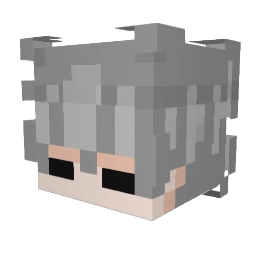 daziq Minecraft avatar head, 3D render
