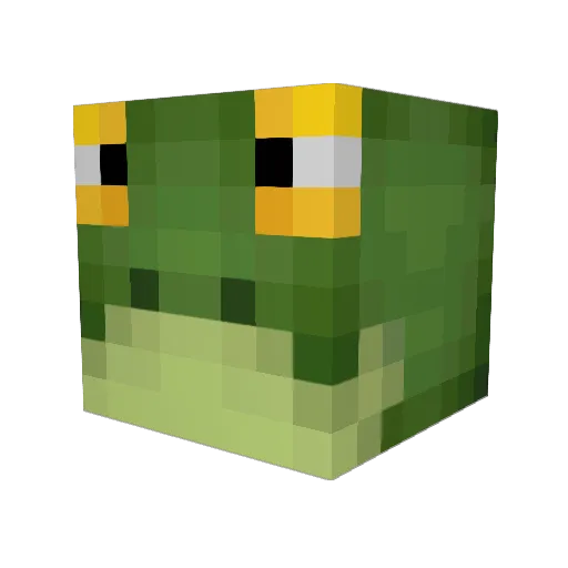 dazyq Minecraft avatar head, 3D render