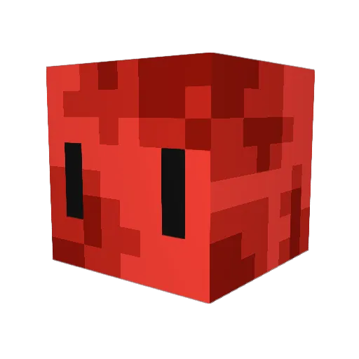 dazzard Minecraft avatar head, 3D render