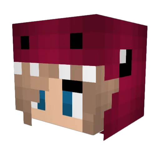 dazzerslazzer Minecraft avatar head, 3D render