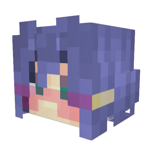 dazzling57 Minecraft avatar head, 3D render