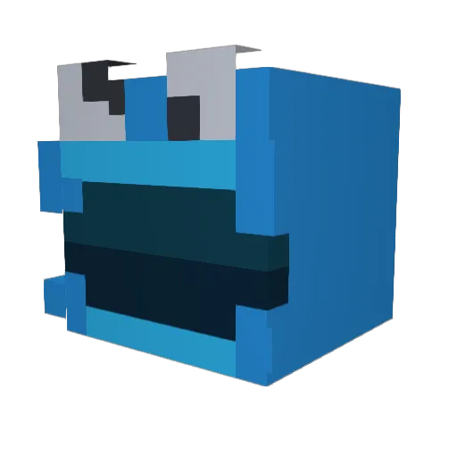 dazzxavier Minecraft avatar head, 3D render