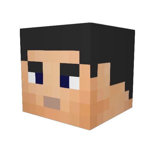 db12345671 Minecraft avatar head, 3D render