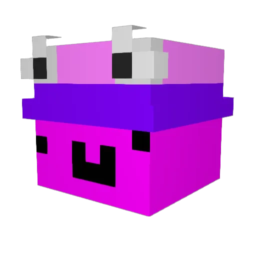 dbcks12325 Minecraft avatar head, 3D render