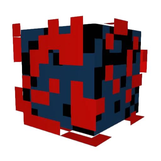 dbdear Minecraft avatar head, 3D render