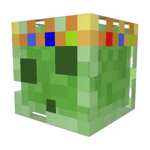 dbeach9 Minecraft avatar head, 3D render