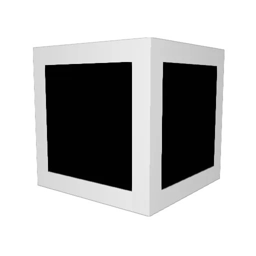 dbere Minecraft avatar head, 3D render