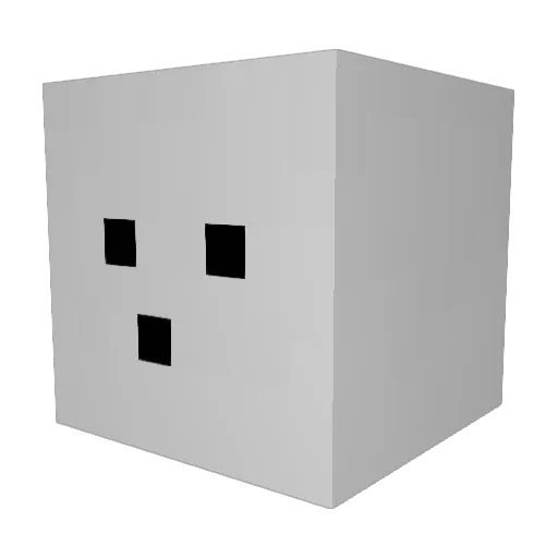 dblilth Minecraft avatar head, 3D render