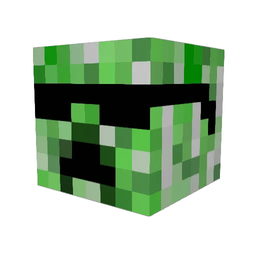 dbm1999 Minecraft avatar head, 3D render