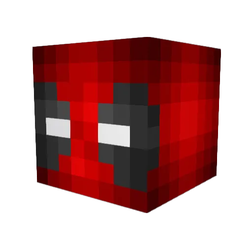dboe12 Minecraft avatar head, 3D render