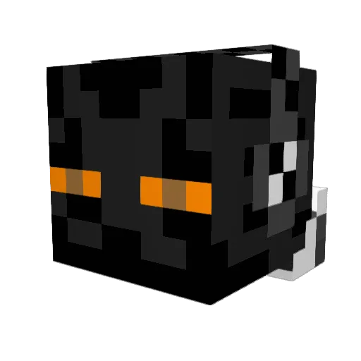 dboyett Minecraft avatar head, 3D render