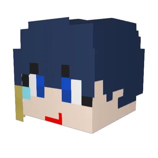 dbqlsdl8023 Minecraft avatar head, 3D render