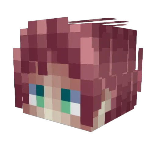 dbrianh Minecraft avatar head, 3D render