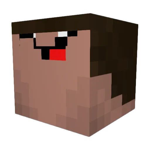 dbstjwns4694 Minecraft avatar head, 3D render