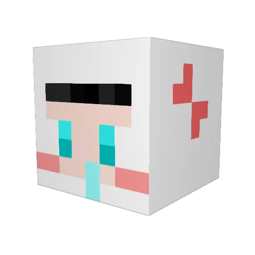dbswl10049 Minecraft avatar head, 3D render