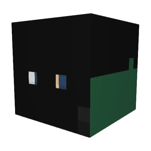dc_langekevin Minecraft avatar head, 3D render