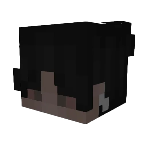 dca Minecraft avatar head, 3D render