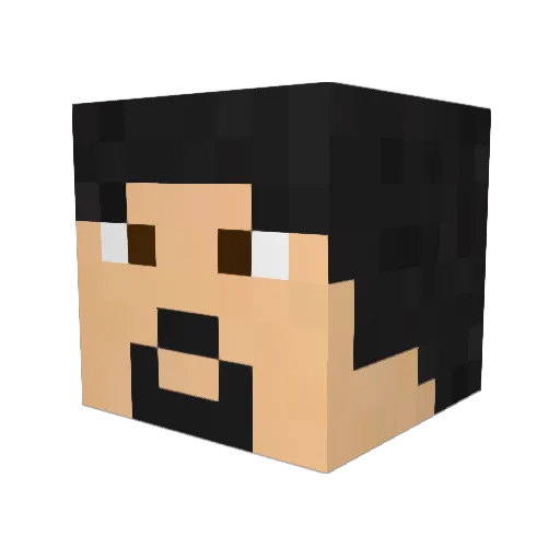 dcboy1990 Minecraft avatar head, 3D render