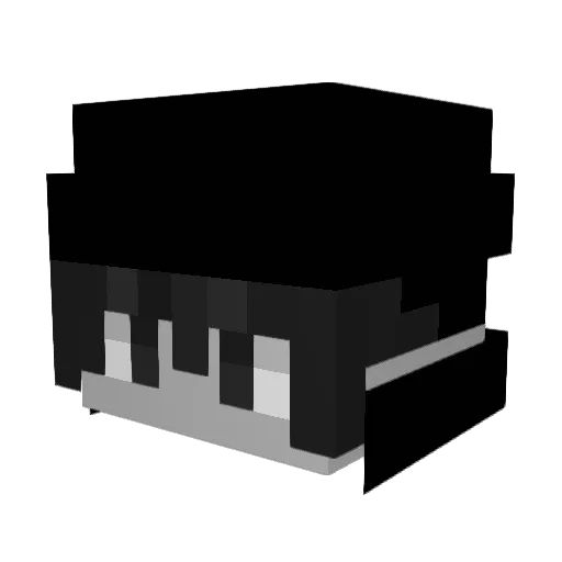 dchoi Minecraft avatar head, 3D render