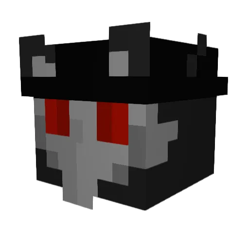dckmacchicken Minecraft avatar head, 3D render