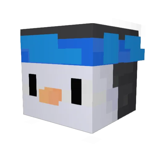 dclayton64 Minecraft avatar head, 3D render