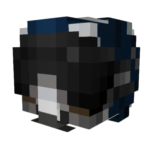 dcmeade Minecraft avatar head, 3D render