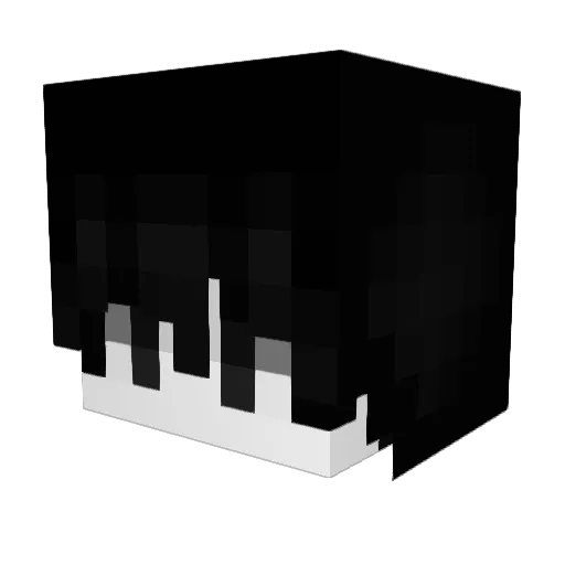 dcnnisTX Minecraft avatar head, 3D render