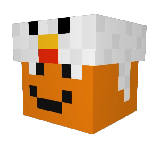 dcplayz10 Minecraft avatar head, 3D render