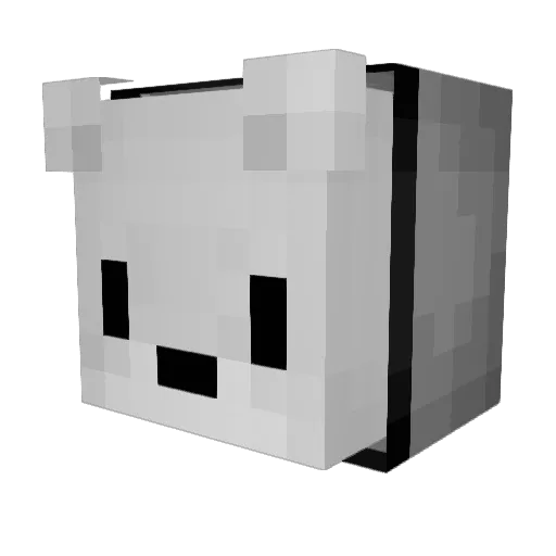 dcrosV2 Minecraft avatar head, 3D render