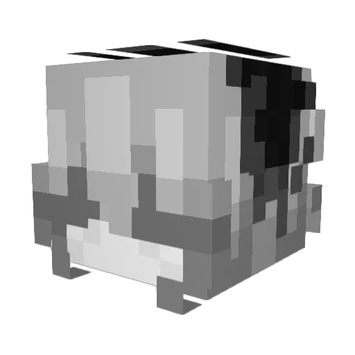 dcvfsxx__ Minecraft avatar head, 3D render