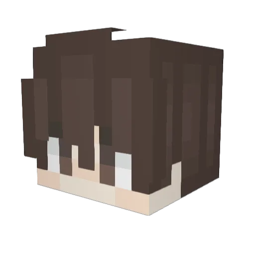 dd4vid Minecraft avatar head, 3D render
