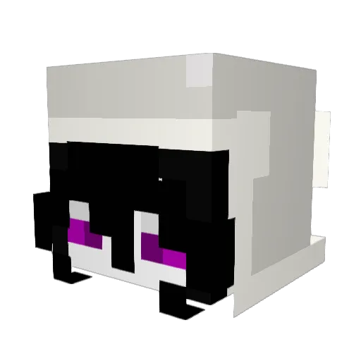 ddSkull Minecraft avatar head, 3D render