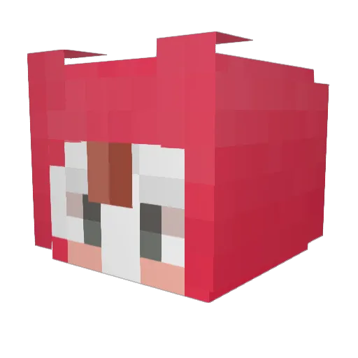 ddaeng_c Minecraft avatar head, 3D render