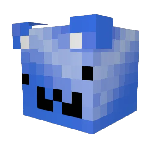 ddalbok Minecraft avatar head, 3D render
