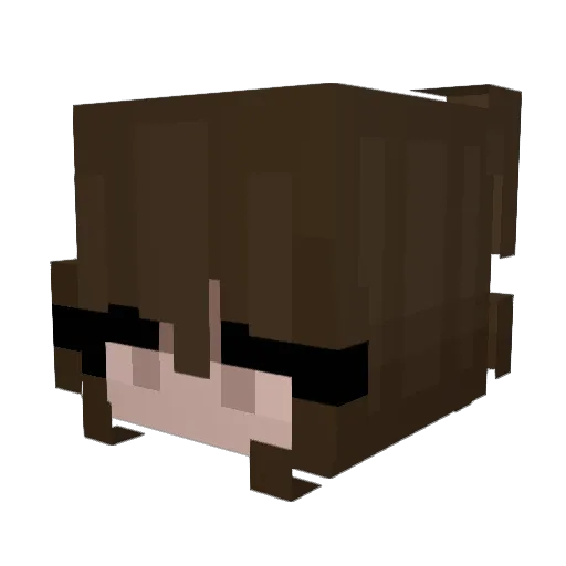 ddanya_aa Minecraft avatar head, 3D render