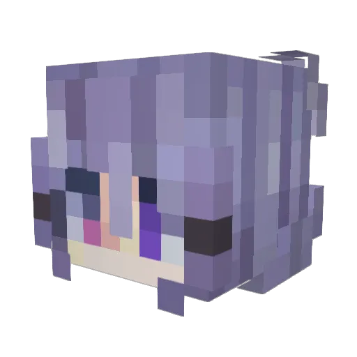 ddapp1 Minecraft avatar head, 3D render