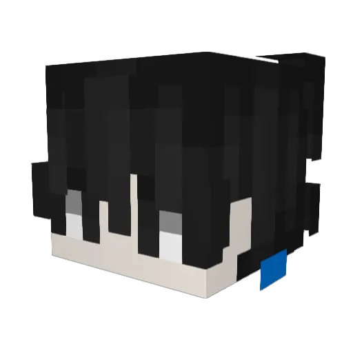 ddavidaur Minecraft avatar head, 3D render
