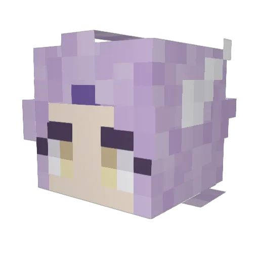 ddaybreak Minecraft avatar head, 3D render