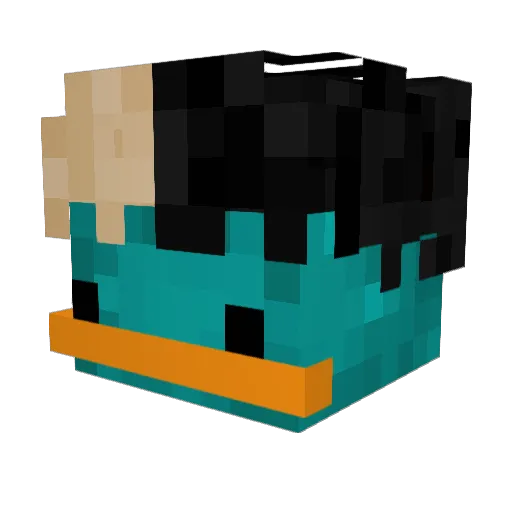 ddaza4 Minecraft avatar head, 3D render