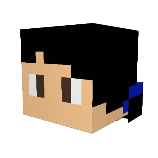 ddd2015 Minecraft avatar head, 3D render