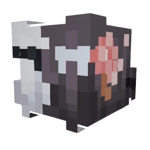 ddddnn Minecraft avatar head, 3D render