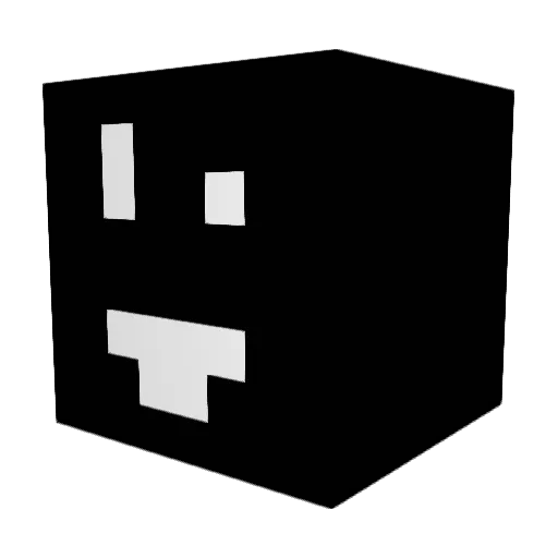 dddongy Minecraft avatar head, 3D render