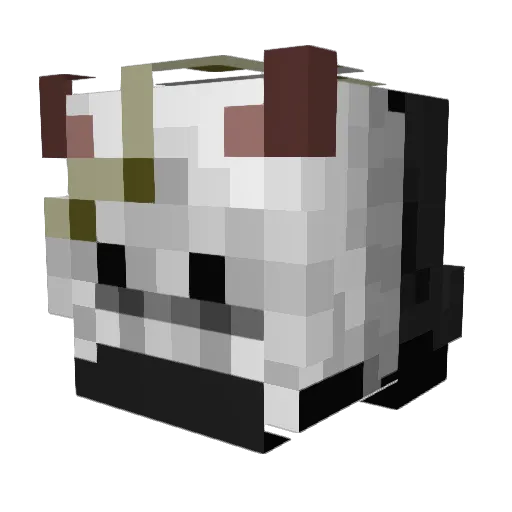 ddevil_aangel Minecraft avatar head, 3D render