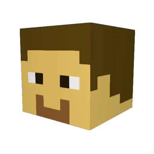 ddilo8v Minecraft avatar head, 3D render