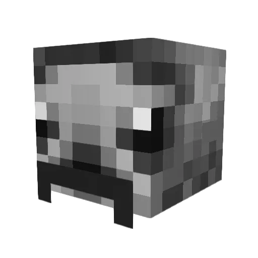 ddisnub424 Minecraft avatar head, 3D render