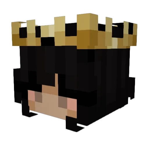 ddivina Minecraft avatar head, 3D render