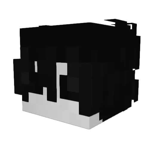 ddmmian Minecraft avatar head, 3D render