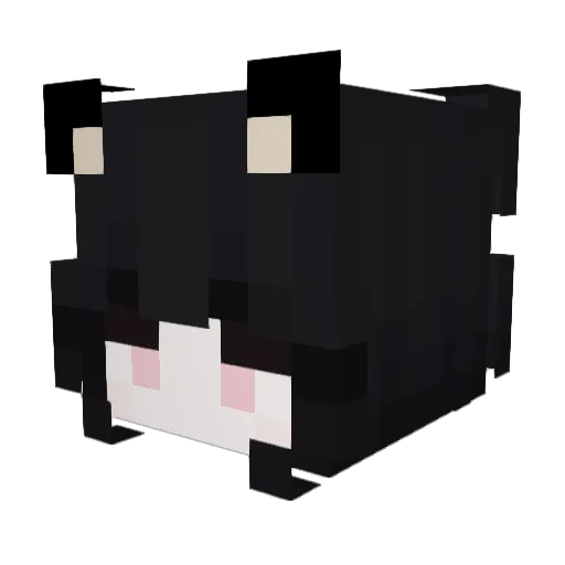 ddniik Minecraft avatar head, 3D render