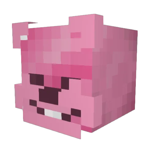ddo_mang Minecraft avatar head, 3D render