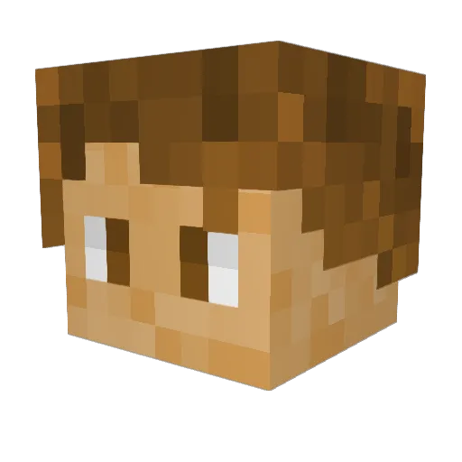 ddogg26 Minecraft avatar head, 3D render